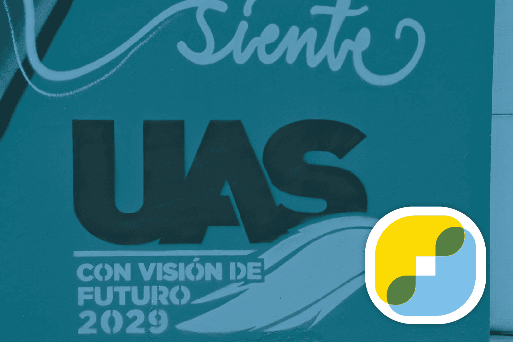 Frecuencia viva, mural que representa la esencia de Radio UAS